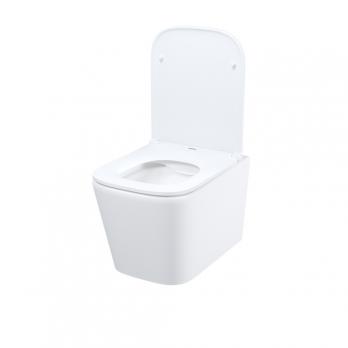 Унитаз подвесной безободковый IDDIS BILRNSEI25 "Bild" сиденье дюропласт, микролифт