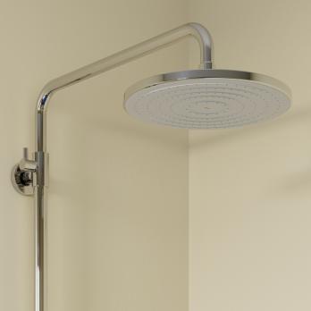 Душевая система 35к IDDIS ZDXSB3Fi06 "Zodiac X" лейка "Тропический душ" пов. излив ХРОМ