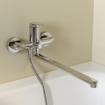 Смеситель для ванны и раковины 35к IDDIS ZDXSBL2i10WA "Zodiac X" без  душ аксессуаров ХРОМ