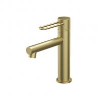 Смеситель для раковины 26к IDDIS DUNMG00i01 "Duna" литой, п/гайку ЗОЛОТО мат.