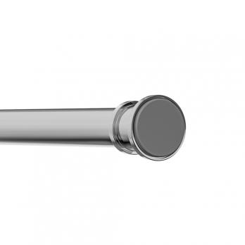 Карниз для ванной хром глянцевый 1,10*-2,00 см  Elegante IDDIS  RSC0120i14 без колец