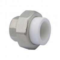 Муфта комб. разъемная, вн 25х3/4" EVER® plast БЕЛЫЙ (Россия) УСИЛЕННАЯ