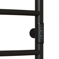 Полотенцесушитель MIXLINE CAPELLA  60х50 (таймер, 251Вт, 3 перекладины + ПОЛКА) электрический ЧЕРНЫЙ