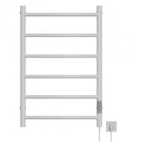 Полотенцесушитель MIXLINE CAPELLA  80х50 (таймер, 253 Вт, 6 перекладин) электрический БЕЛЫЙ