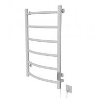 Полотенцесушитель MIXLINE CAPELLA  80х50 (таймер, 253 Вт, 6 перекладин) электрический БЕЛЫЙ