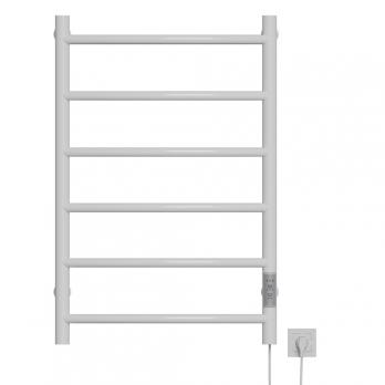 Полотенцесушитель MIXLINE CAPELLA  80х50 (таймер, 253 Вт, 6 перекладин) электрический БЕЛЫЙ