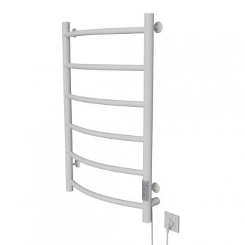Полотенцесушитель MIXLINE CAPELLA  80х50 (таймер, 253 Вт, 6 перекладин) электрический БЕЛЫЙ
