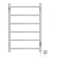 Полотенцесушитель MIXLINE CAPELLA  80х50 (таймер, 336Вт, 5 перекладин + ПОЛКА) электрический БЕЛЫЙ