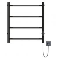 Полотенцесушитель MIXLINE MIRA  60х50 (таймер, 201 Вт, 4 перекладины) электрический ЧЕРНЫЙ