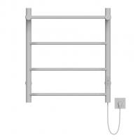 Полотенцесушитель MIXLINE MIRA  60х50 (таймер, 251Вт, 3 перекладины + ПОЛКА) электрический БЕЛЫЙ