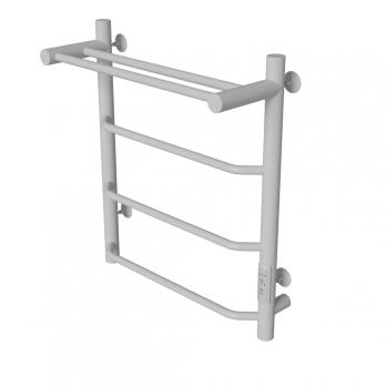 Полотенцесушитель MIXLINE MIRA  60х50 (таймер, 251Вт, 3 перекладины + ПОЛКА) электрический БЕЛЫЙ