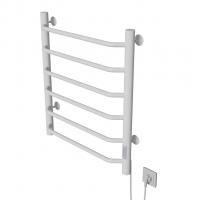 Полотенцесушитель MIXLINE MIRA  80х50 (таймер, 253 Вт, 6 перекладин) электрический БЕЛЫЙ