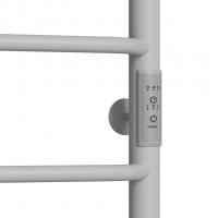 Полотенцесушитель MIXLINE MIRA  80х50 (таймер, 336 Вт, 5 перекладин + ПОЛКА) электрический БЕЛЫЙ