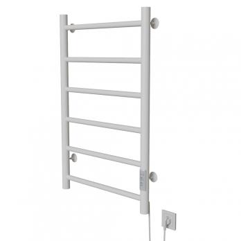 Полотенцесушитель MIXLINE VEGA  80х50 (таймер, 289 Вт, 6 перекладин) электрический БЕЛЫЙ