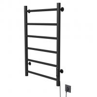 Полотенцесушитель MIXLINE VEGA  80х50 (таймер, 289 Вт, 6 перекладин) электрический ЧЕРНЫЙ