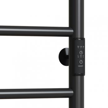 Полотенцесушитель MIXLINE VEGA  80х50 (таймер, 289 Вт, 6 перекладин) электрический ЧЕРНЫЙ
