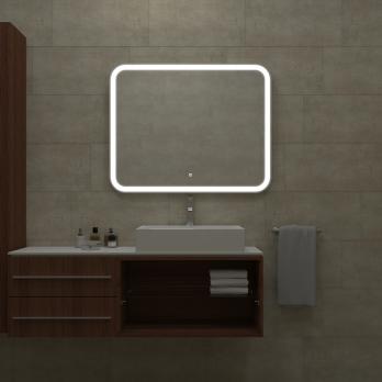 Зеркало MIXLINE "Стив Нео-S" 1000*800 (ШВ) сенсорный выкл, светодиодная бегущая подсветка