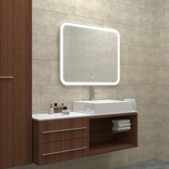 Зеркало MIXLINE "Стив Нео-S" 1000*800 (ШВ) сенсорный выкл, светодиодная бегущая подсветка