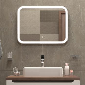 Зеркало MIXLINE "Стив Нео-S" 800*600 (ШВ) сенсорный выкл, светодиодная бегущая подсветка