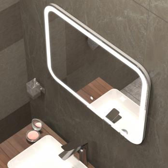 Зеркало MIXLINE "Стив Нео-S" 800*600 (ШВ) сенсорный выкл, светодиодная бегущая подсветка