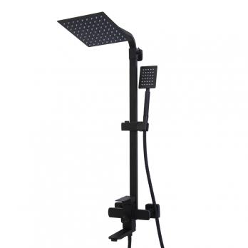 Душевая система 35к HB23803-7 HAIBA лейка "Тропический душ" ЧЕРНЫЙ