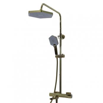 Душевая система 35к HB24726-5 HAIBA лейка "Тропический душ" ЗОЛОТОЙ