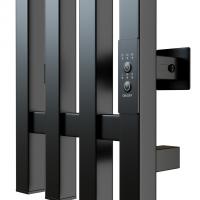 Полотенцесушитель MIXLINE MOON QUADRO BLACK 120/15 (таймер,206 Вт) электрический ЧЕРНЫЙ