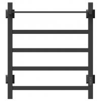 Полотенцесушитель MIXLINE TRIUMPH  60х50 (таймер, 419Вт, 4 перекладины + ПОЛКА) электрический ЧЕРНЫЙ