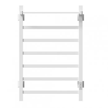 Полотенцесушитель MIXLINE TRIUMPH  80х50 (таймер, 558Вт, 6 перекладин + ПОЛКА) электрический БЕЛЫЙ