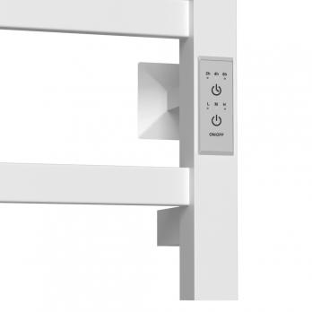 Полотенцесушитель MIXLINE TRIUMPH  80х50 (таймер, 558Вт, 6 перекладин + ПОЛКА) электрический БЕЛЫЙ