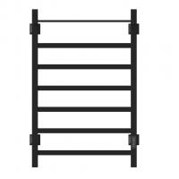Полотенцесушитель MIXLINE TRIUMPH  80х50 (таймер, 558Вт, 6 перекладин + ПОЛКА) электрический ЧЕРНЫЙ