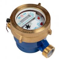 Счетчик для воды СХВ-15М мокроходный С ГЛИЦЕРИНОМ (монтаж. длина 110 мм, с монт.комп) ЭКОМЕРА
