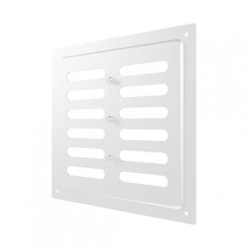 Решетка вент. 200*200 2020MER White окрашенная  сталь,  регулируемая ERA