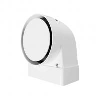 Решетка вент. разъемная на магнитах с сеткой D100 для монтажа с прям.возд. 55*110  511SH10 сталь ERA