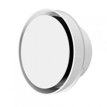 Решетка вент. разъемная на магнитах с сеткой D120 с фланцем D100 10SH сталь  ERA