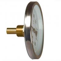 Термометр 100х1/2'' 120С БТ-1-100 шток 40мм (осевое подкл.,корпус алюминий) ЭКОМЕРА