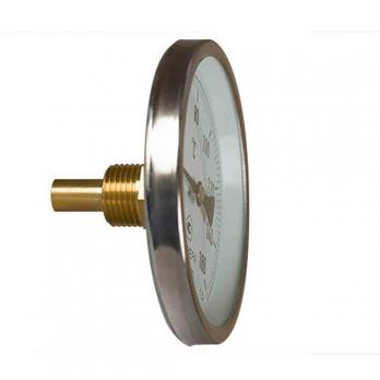 Термометр 63х1/2'' 120С БТ-1-63 шток 40мм (осевое подкл.,корпус алюминий) ЭКОМЕРА