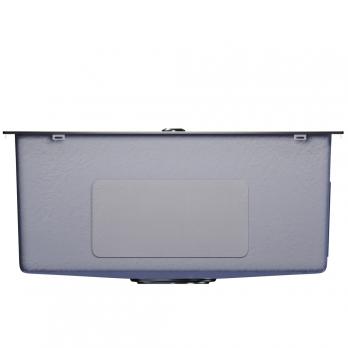 Мойка настол.монтаж 50х50 (2,0) вып 3 1/2  MIXLINE PRO 20см с сифоном (черный графит)