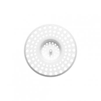 Ситечко для раковины белое ТЭП D66мм