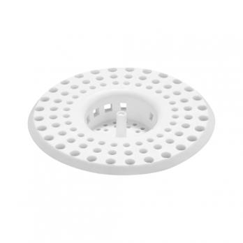 Ситечко для раковины белое ТЭП D66мм