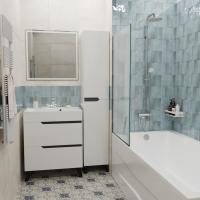 Тумба д/ванной "ОРИОН-70" 2 ящика белый/графит под рак."ЛАЙН 70" мебельный (MIXLINE) (ПВХ)