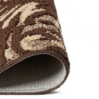 Набор ковриков д/ванной Shahintex LOOP ITALIANO  50*80+50*50 "джунгли" шоколадный