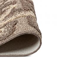 Набор ковриков д/ванной Shahintex LOOP ITALIANO  50*80+50*50 "маки" кофе с молоком