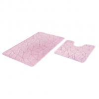 Набор ковриков д/ванной Shahintex PP 60*100+60*50 фламинго (01)
