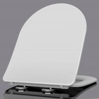 Сиденье для унитаза  WAVE ALPINA дюропласт, микролифт, БЕЛЫЙ глянец