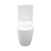 Унитаз-компакт безободковый WAVE ALEO Tornado1.0, гор,ниж,2-кн.арм, дюро,м/л,быстр,БЕЛЫЙ глянец NEW