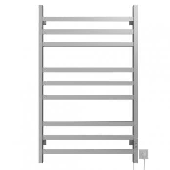 Полотенцесушитель MIXLINE FAVORITE  80х50 г2 (таймер,499 Вт,9 перекладин) электрический МАТОВЫЙ ХРОМ