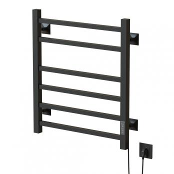 Полотенцесушитель MIXLINE FORTUNE  60х50 (таймер, 323 Вт, 6 перекладин) электрический ГРАФИТ