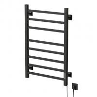 Полотенцесушитель MIXLINE FORTUNE  80х50 (таймер, 425 Вт, 8 перекладин) электрический ГРАФИТ