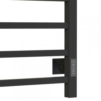 Полотенцесушитель MIXLINE FORTUNE  80х50 (таймер, 425 Вт, 8 перекладин) электрический ГРАФИТ